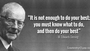Deming_know what to do and then do your best